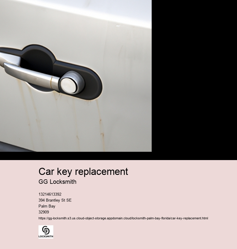 Car key replacement
