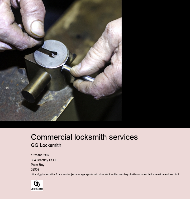 Commercial locksmith services