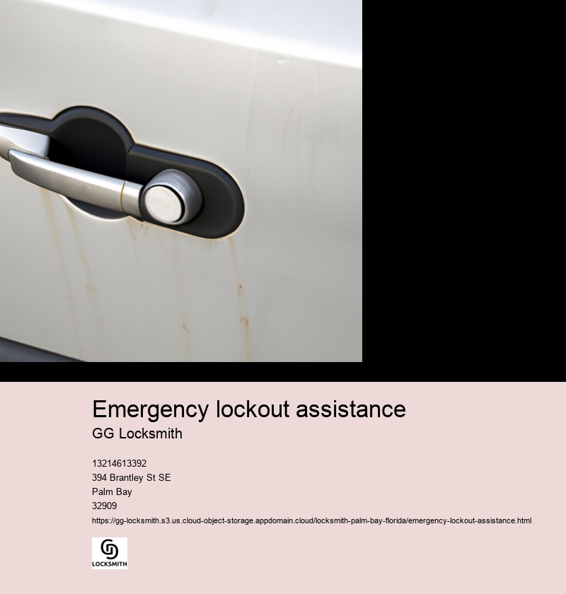Emergency lockout assistance