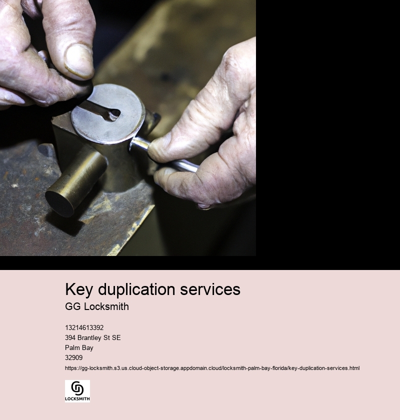 Key duplication services